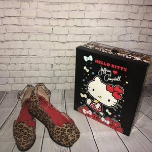Hello Kitty Jeffery Campbell Leopard platforms